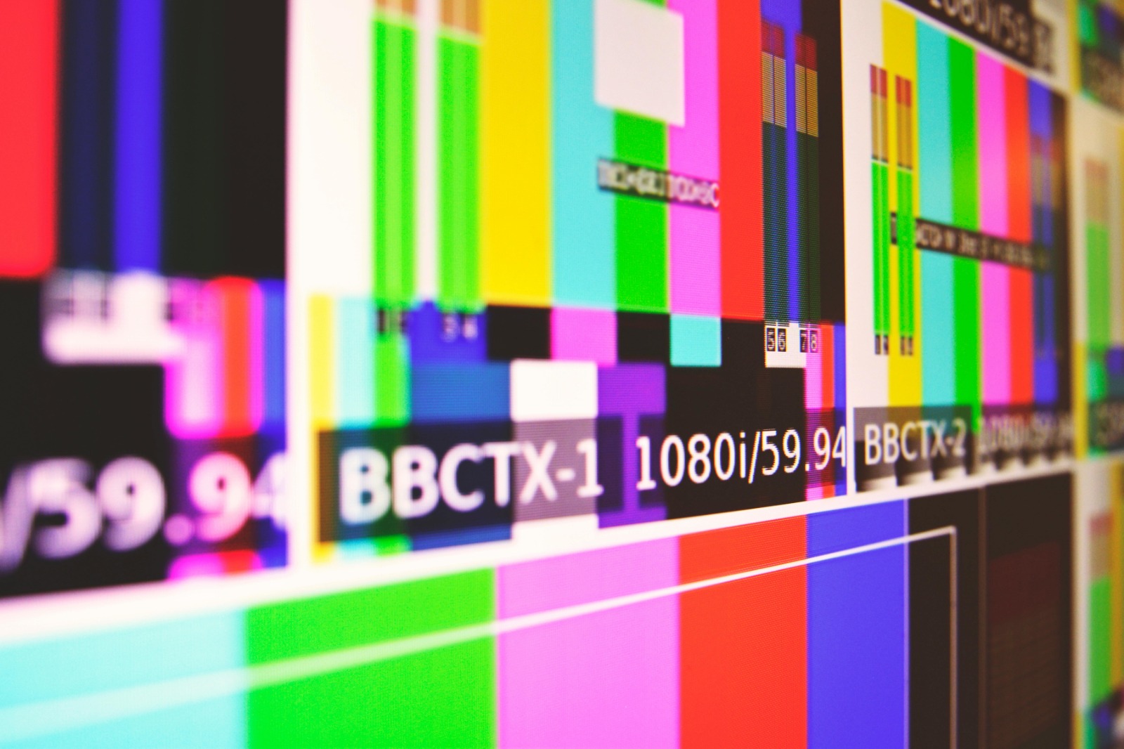 Broadcast Monitor — Test Pattern